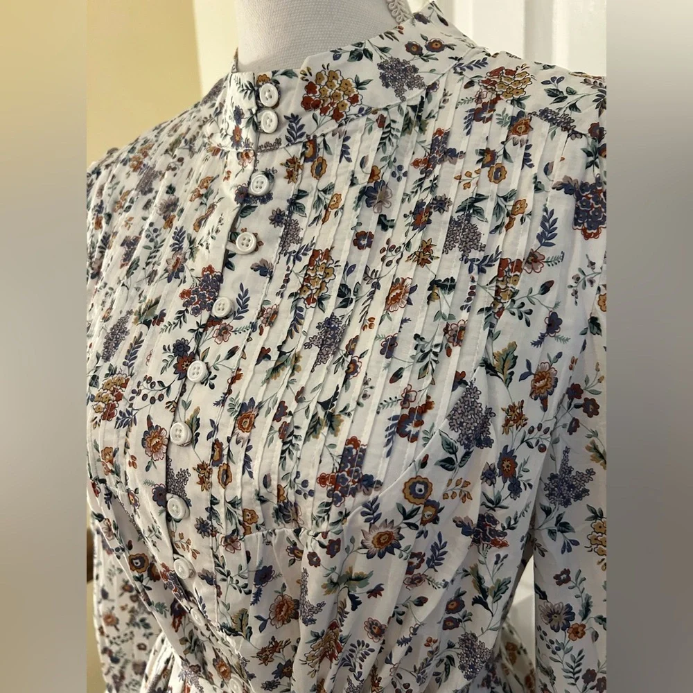 Anthropologie English Factory Long Sleeve Pintuck Smocked Dress NWT!* - Picture 7 of 16
